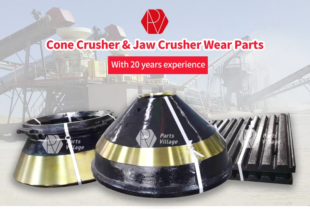 High Quality Cone Crusher Parts for Metso Mantle and Bowl Liner