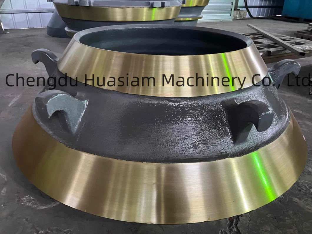 Mining Crusher Wear Parts High Manganese Mantle Concave Bowl Liner for Cone Crusher HP200 HP300